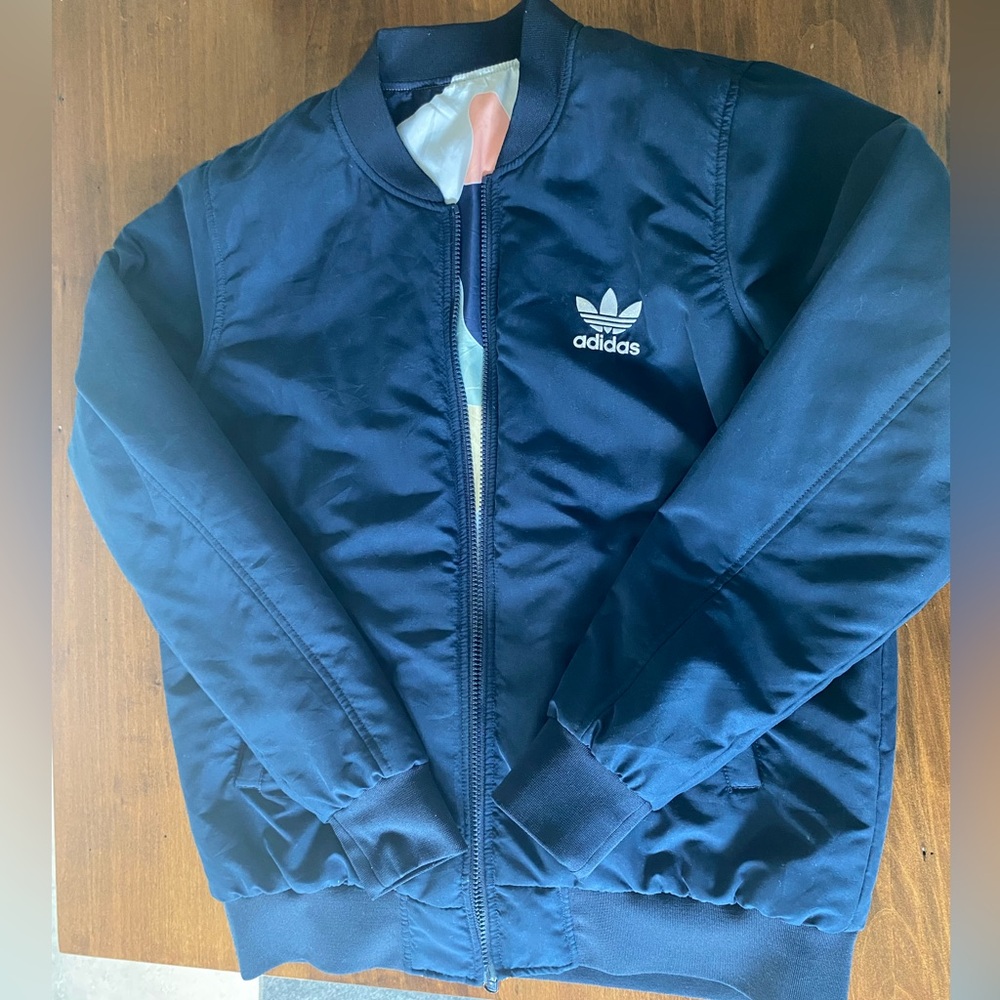 Adidas Original Reversible Bomber Jacket - Picture 1 of 7